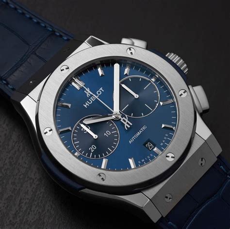 hublot classic fusion blue ladies|Hublot geneve classic fusion automatic.